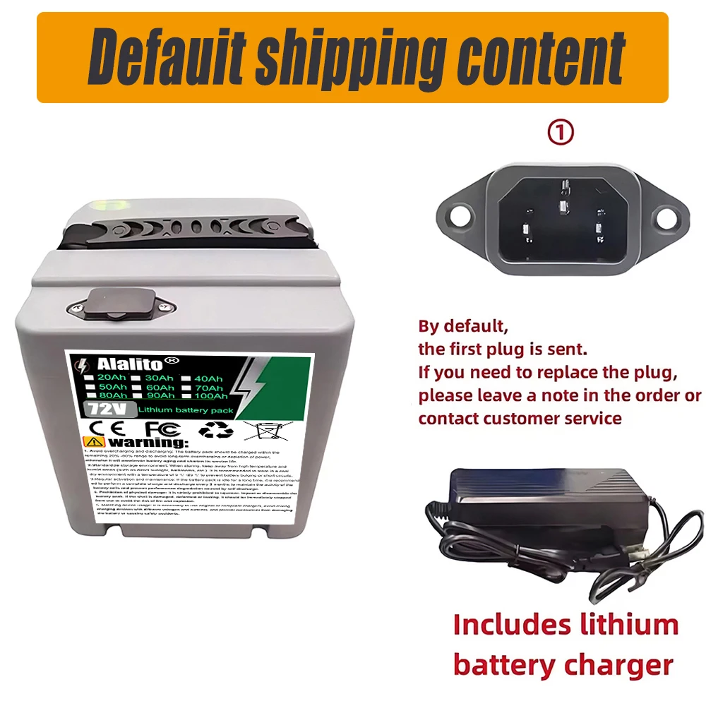 72V lithium battery,for 250-20 - Electric Bicycle Battery 72V 30Ah recension och pris
