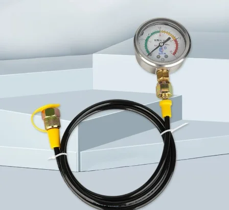 Manguera de Carga de CO2 para Sodastream, Adaptador de Alta Presión con Manómetro, Accesorio para Recargar Cilindros de Agua Carbonatada