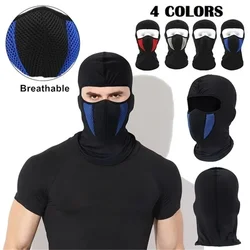 Máscara facial completa para motocicletas homens e mulheres, balaclava respirável, à prova de poeira, windproof, capacete, capuz, moto equitação, acessórios pescoço