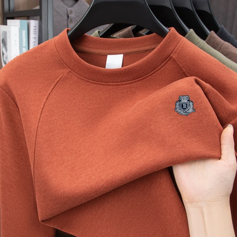 

Оригинальный хит продаж, мужской пуловер с круглым вырезом, бархатная толстовка с капюшоном, Новое поступление, зимнее поступление, приятная для кожи, теплая модная мужская одежда