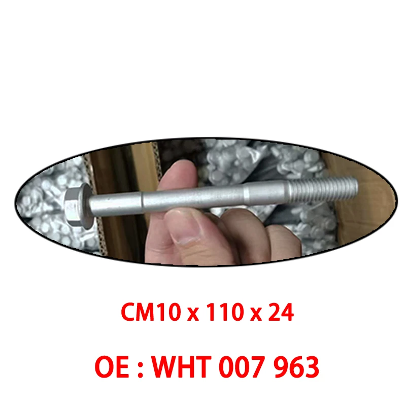 Front Suspension Arm Pinch Bolt WHT007963 N10770901 for Audi A4 B8 A5 A6 C6 C7 A7 A8 Q5 R8 WHT 007 963