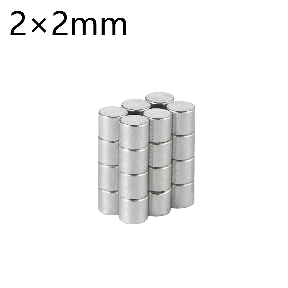 50~500pcs 2x2mm Small Disc Round Neodymium Magnet Permanet Rare Earth Strong Magnets for Craft DIY 2*2