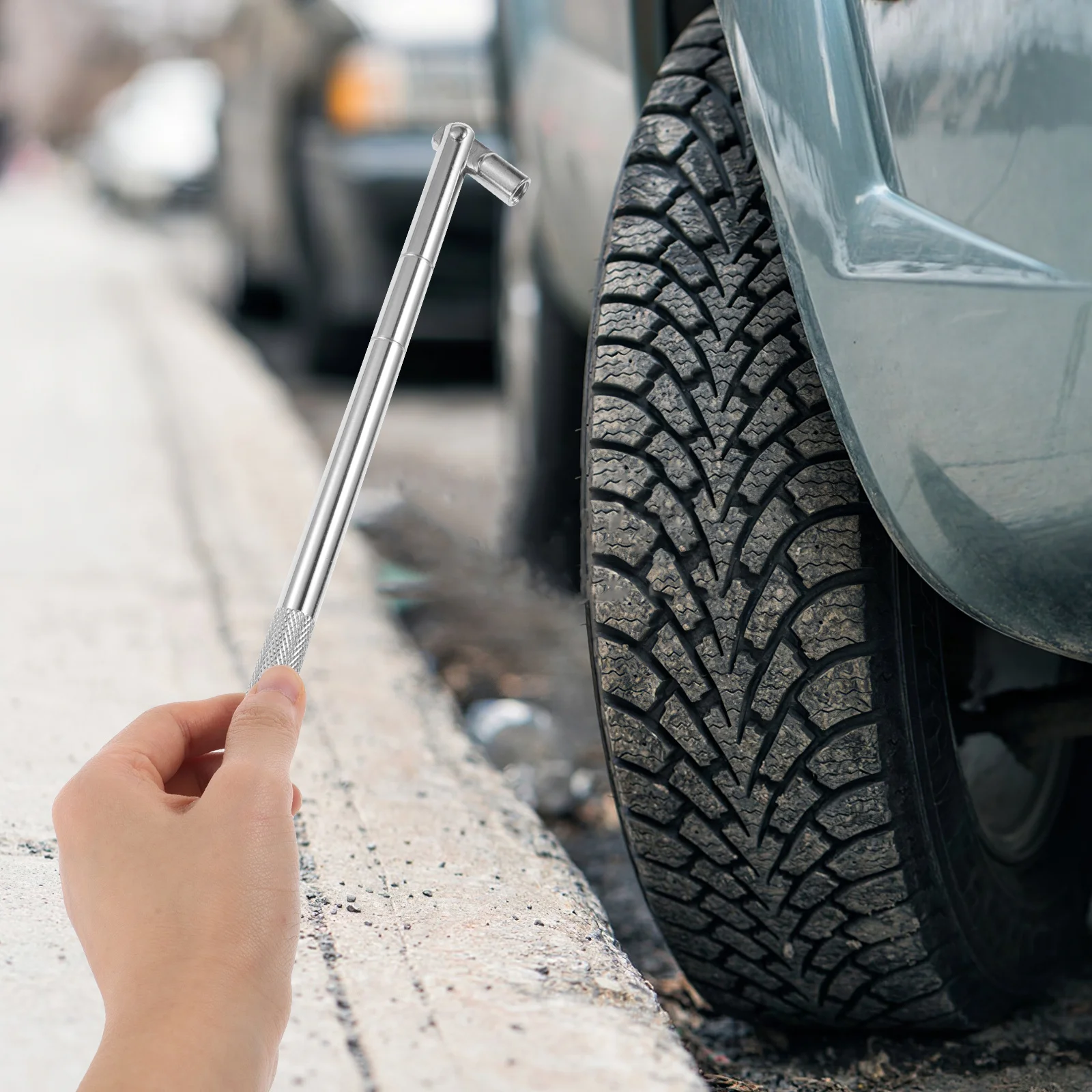 

36Pcs Valve Core Remover Installer Tool Kit Tr412 Tr413 Rubber Tire Valve Stem Puller Stem Removal Set Wheel Chock Tie Down Kit