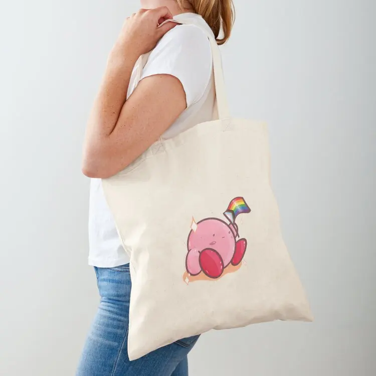 

Kirb Gay Pride Tote Bag Women's tote bag shopper bags for women Women's shopper tote bag screen