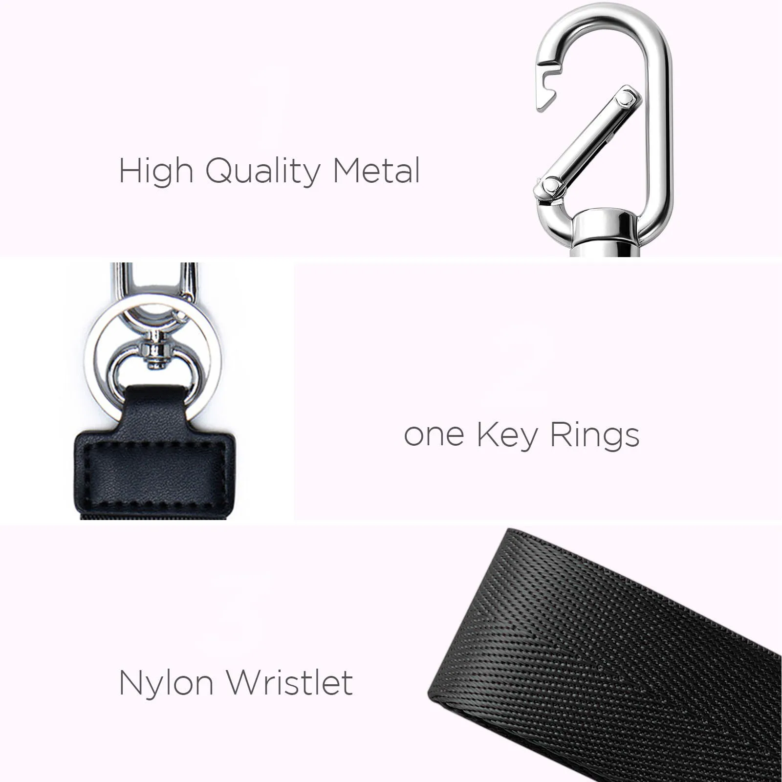 3 pcs Keychain Wristlet Wrist Lanyard for Keys Holder Wristlet Strap for Car Key Card Wallet Cute Key Chain Layard for Women Men