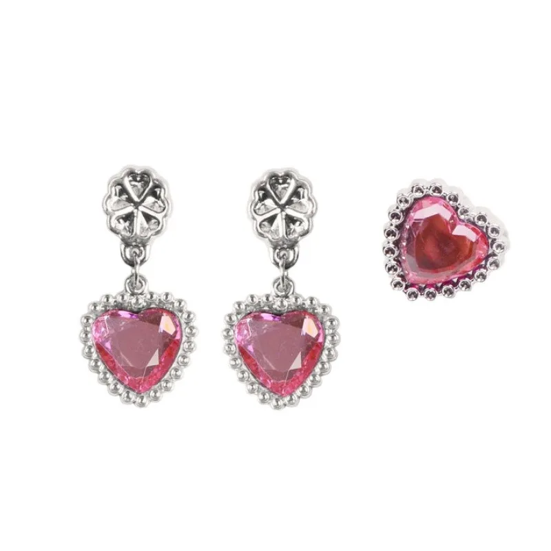 Frozen Girls Rings Children Earrings Toddler Girls Earrings Kids Diamond Earrings Painless Clips Children's Accessories Kid Gift view 5