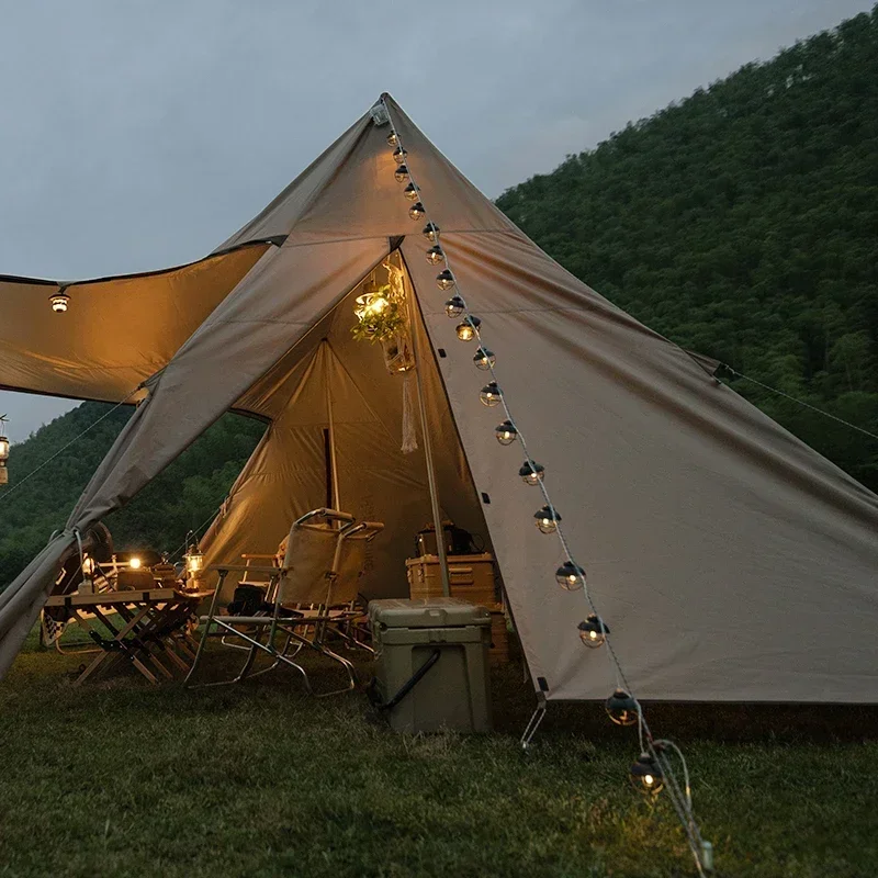 Naturehike Lichtslingers Buitententen Camping Sfeer Retro Verlichting Waterdicht Festoen Fee Licht Voor Tuinfeest Decor