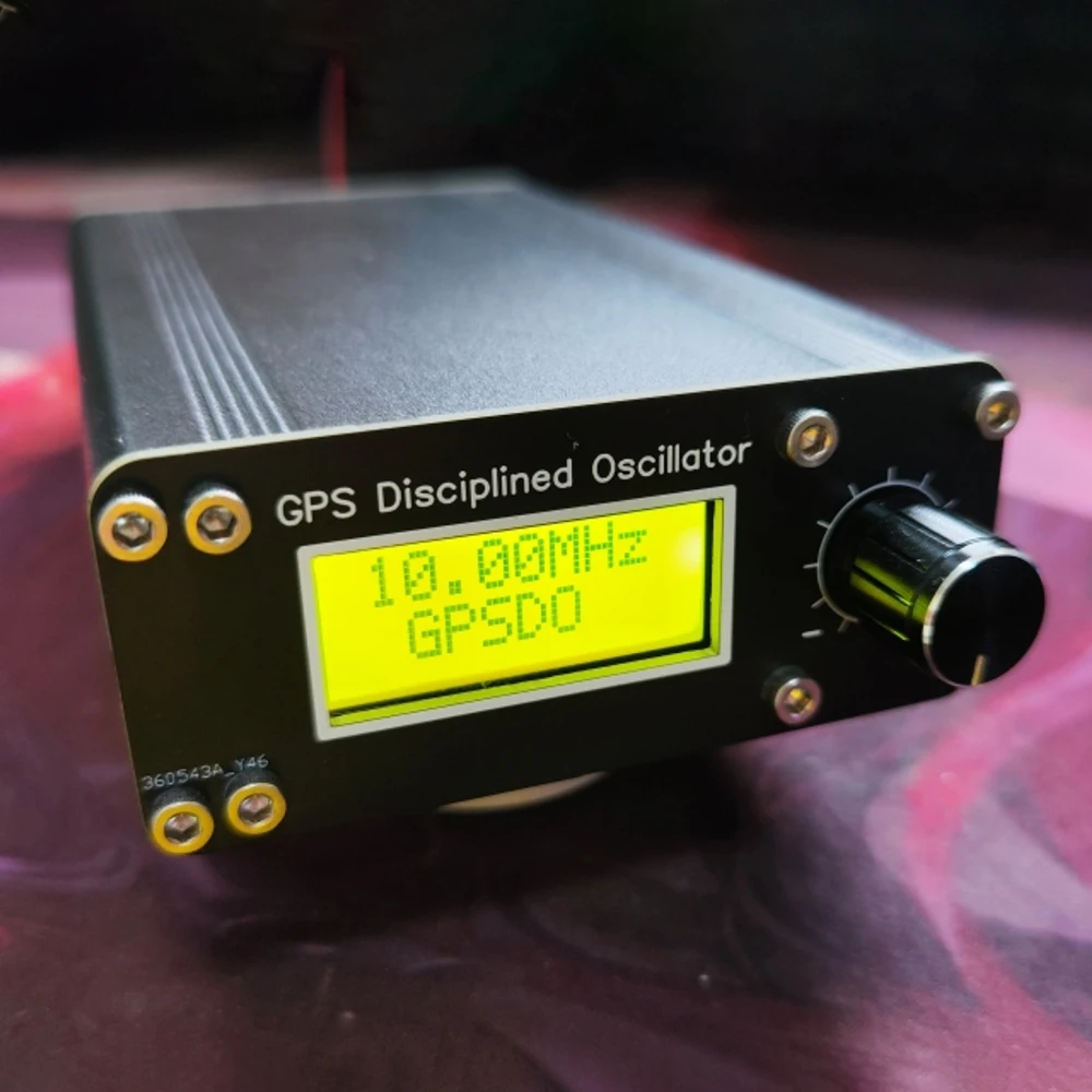 Fonte de referência de frequência GPSDO 10MHz, relógio atômico de rubídio com OCXO, gerador de sinal de oscilador disciplinado GPS