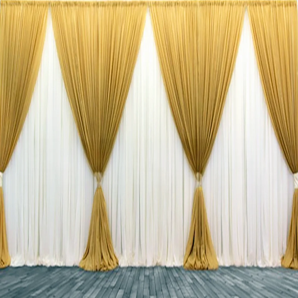 Background Curtain for Wedding Party Decoration, 3m X 6m, Backdrop Curtain for Birthday Party 20ft (w) X 10ft (h)