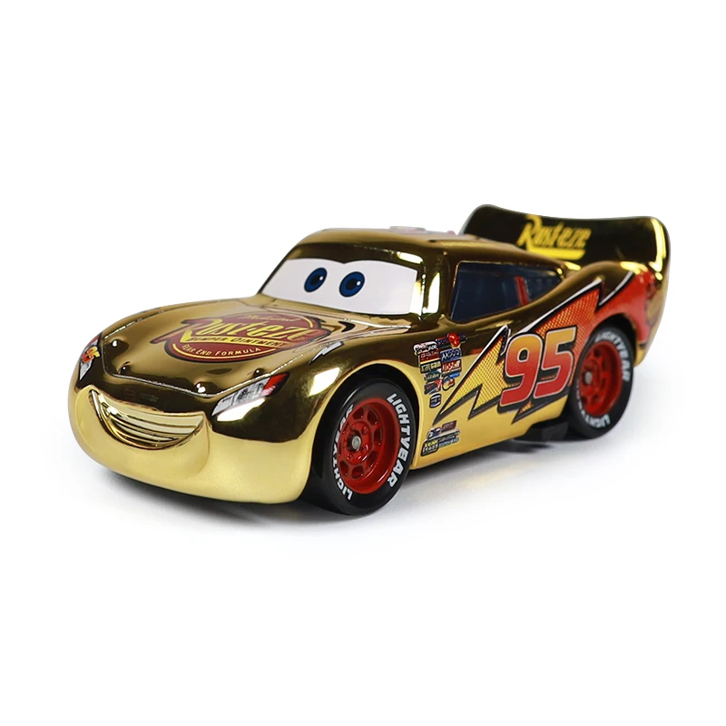 Coches de juguete de aleación fundida a presión para niños, modelo de coche estático Lightning McQueen, colección de juguetes decorativos, piezas de exhibición para niños, regalos