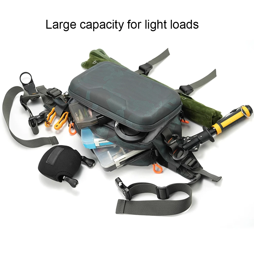 

Поясная сумка для рыбалки с регулируемым ремнем, сумка для хранения снастей, сумка через плечо для рыбалки, походов, рыбалки на открытом воздухе