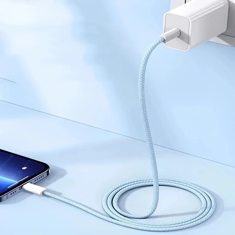 Type C to Type C 60W Fast Charging Color Cable For Apple Phone15 Huawei Xiaomi Samsung Usb C-Type C Weaving Cable Accessories - view 4
