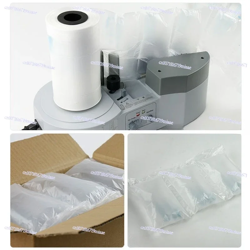 Inflatable Cushion Packaging Machine 20 40 Express Packaging Bubble Bag Inflator WIAIR-1000 Winding Air Cushion Machine