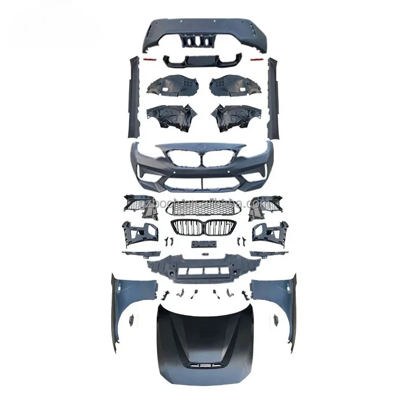 

Exterior Accessories M2C for s2 Series F22 F23 F87 Body Parts Front Rear Car Bumpers Fenders Bonnet