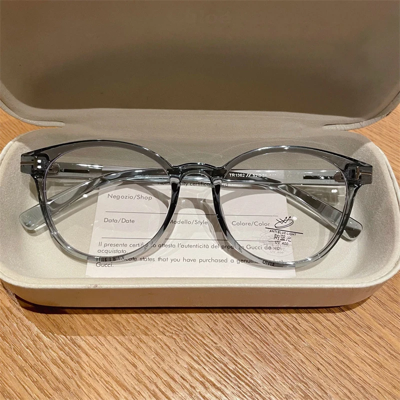 ISLINO TR90 Anti Blue Light Reading Glasses Women Photochromic Prescription Glasses Frame Luxury Hyperopia Myopia Eyewear