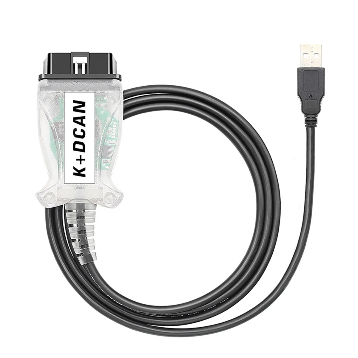 رقاقة + DCAN لـ BMW ، أدوات تشخيص السيارات OBD2 ، ماسح OBD 2 ، كابل واجهة USB ، K + DCAN لـ BMW