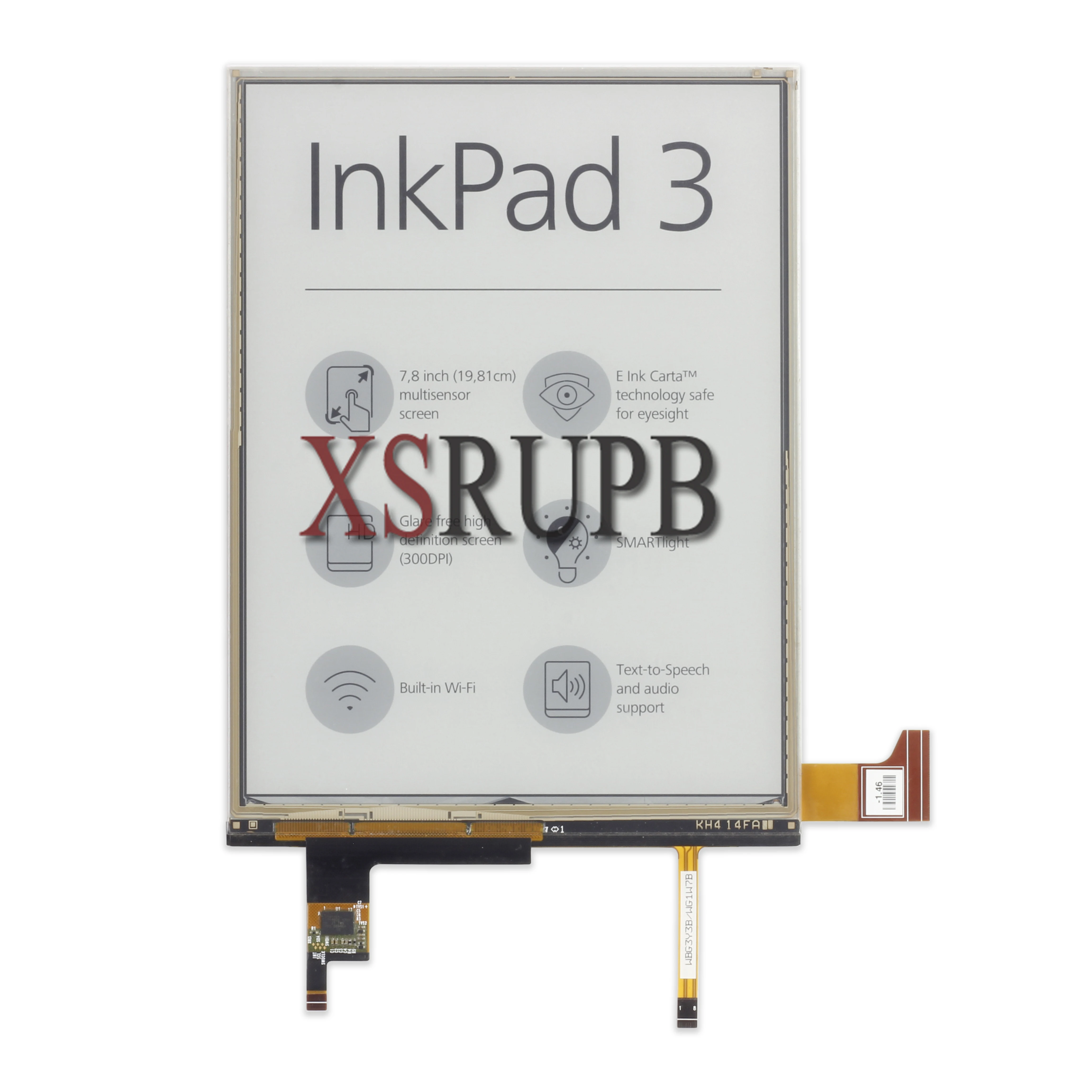 Imagem -01 - Eink Screen para Pocketbook Eink Ed078kh4 1404x1872 740 Inkpad Pb740 Pro Display Original 78 Polegadas