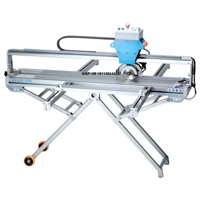 Wandeli QX-ZD-1200 Multifunctional Electric Desktop Fully Automatic Ceramic Tile Stone Cutting Machine Chamfering Dust-free