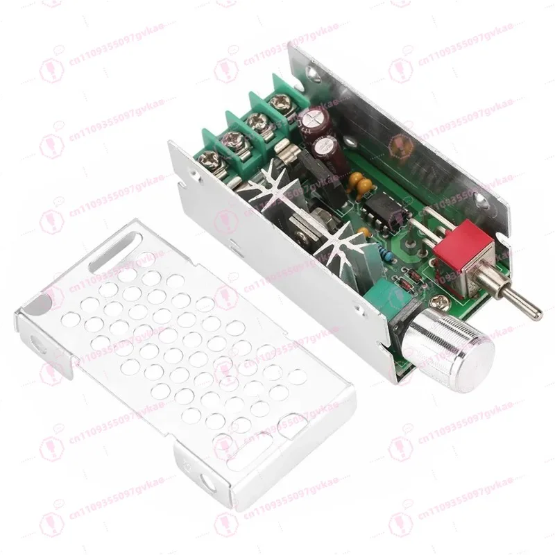 

Контроллер скорости двигателя постоянного тока 10-40В, регулятор с бесступенчатой регулировкой скорости, переключатель прямого и обратного хода, регулятор для щеточных двигателей