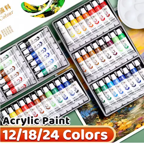 Paint Acrylic No Fading Acrylic Paint Set of 5ml Bottles,Non Toxic Acrylic Paint No Fading ,for beginner Kids Adults Artists Painting