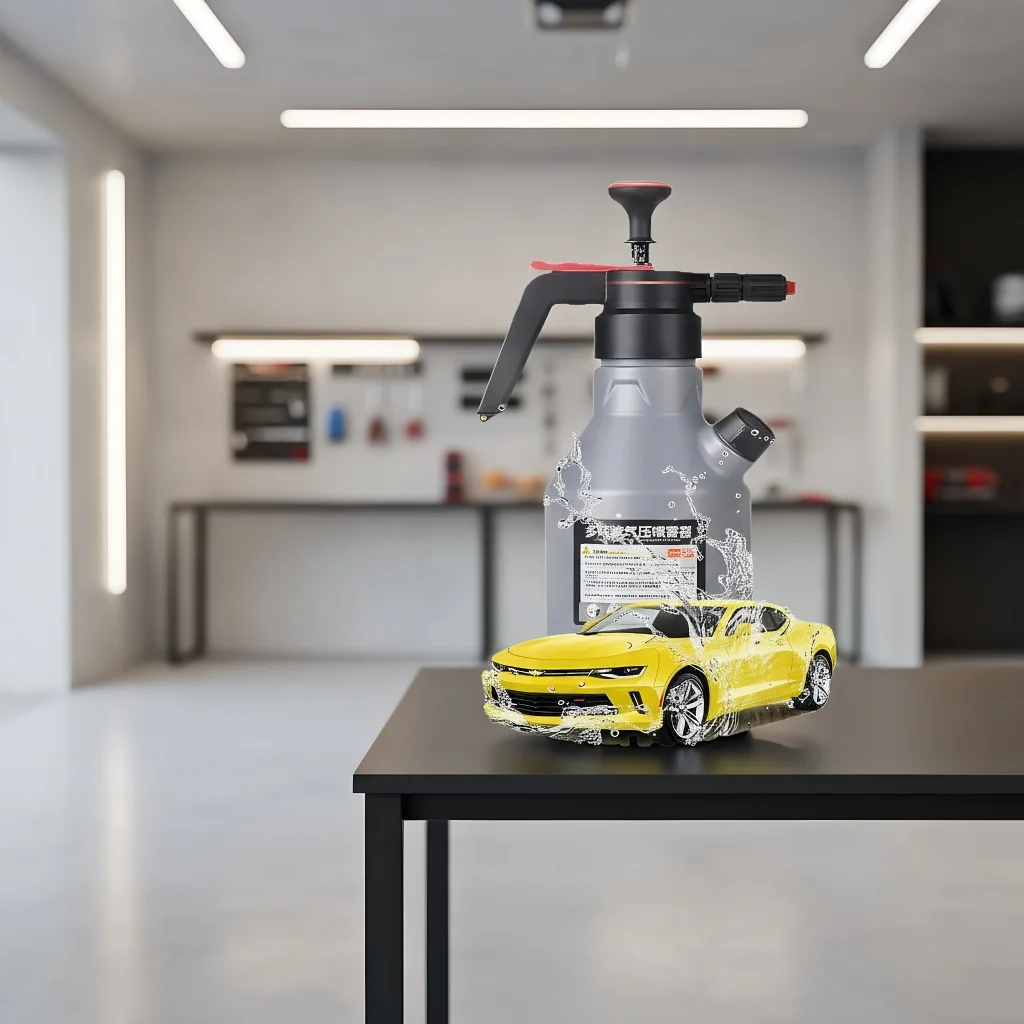 

​​Car Wash Foam Sprayer - 2L Air Pressure Disinfection Water Bottle​​