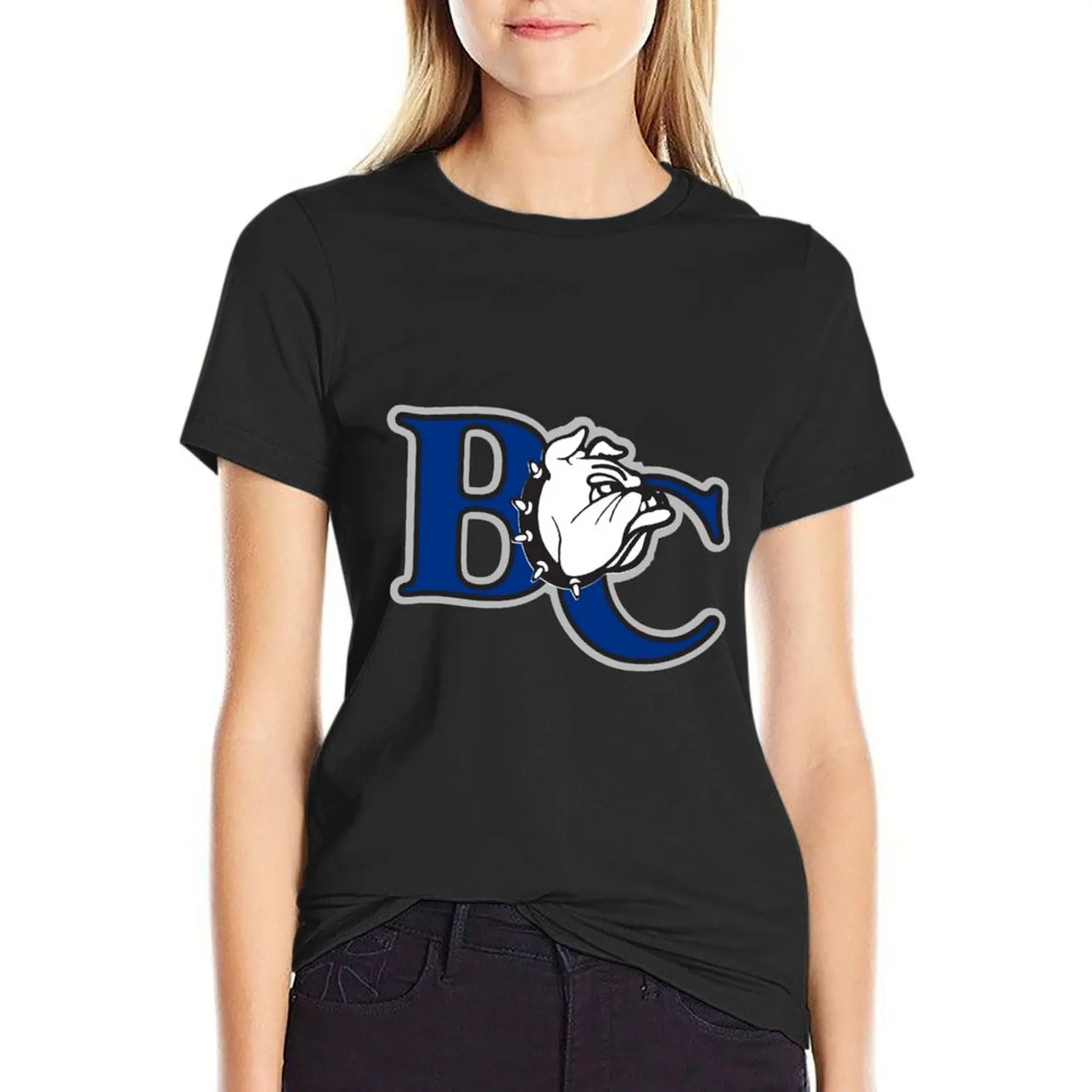 Barton College logo T-Shirt new edition plus size tops t-shirt dress for Women sexy