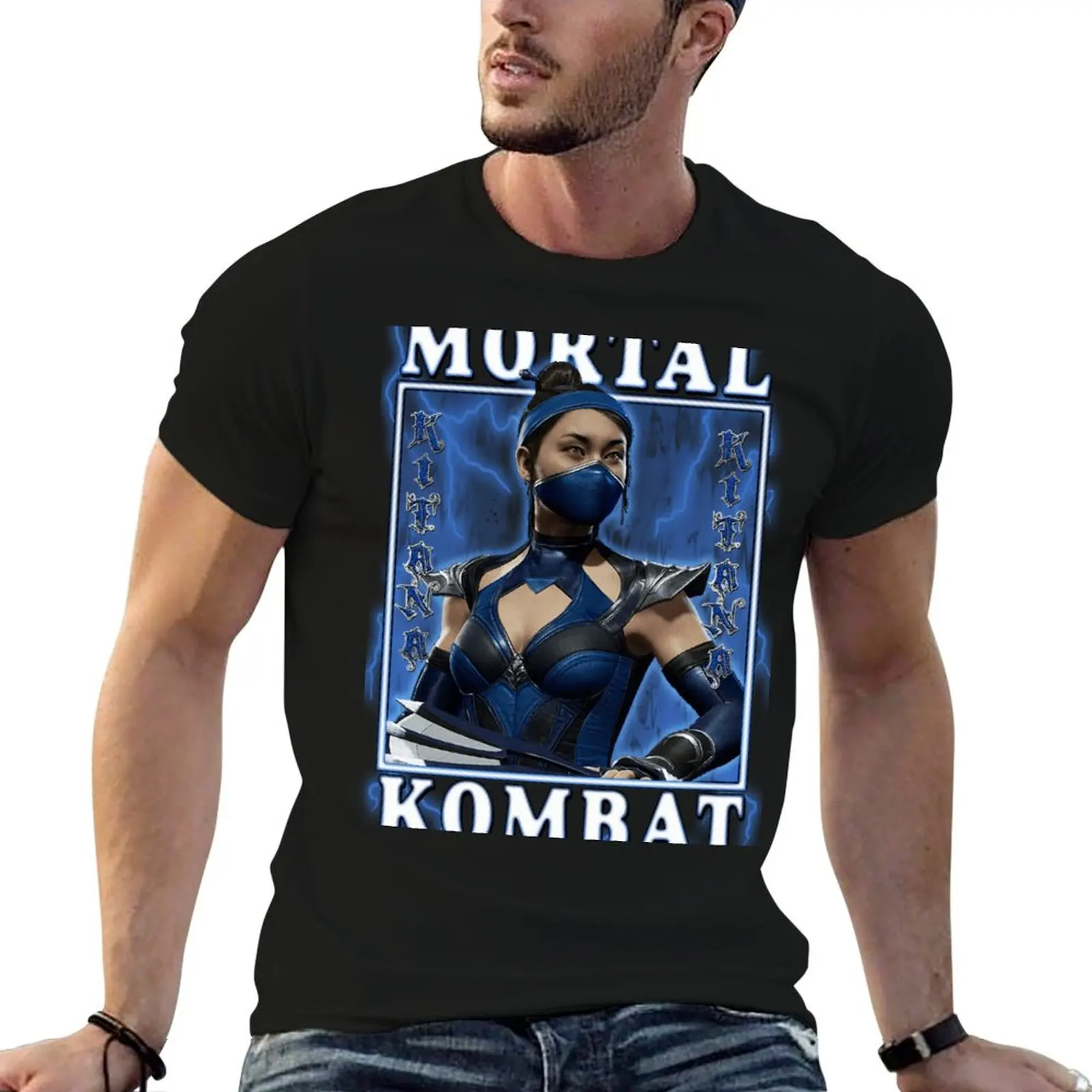 

cotton soft MK t shirts man – man for T-Shirt tshirt Kitana Kombat Mortal