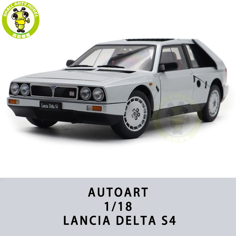 1/18 Lancia Delta S4 AUTOart 74772 Gray Diecast Model Car Gifts For Friends Father