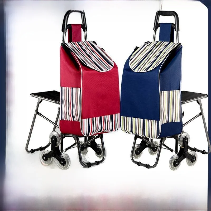 chariot-de-courses-a-six-roues-avec-poignee-et-marchepied-pour-monter-les-escaliers-ideal-pour-les-courses-d'epicerie-petit-chariot-de-traction-pour-personnes-agees