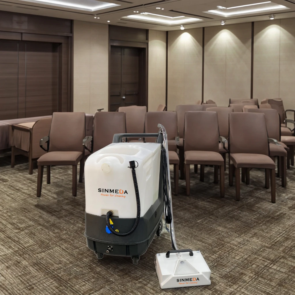 Dual Motors GR-53JS 50 Degree Warm Water 53 Liters Large Capacity Water Tank With Metal Scraper Heavy Carpet Cleaning Machine