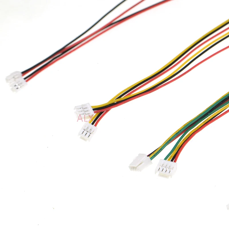 10Pcs Micro JST GH 1.25 2/3/4/5/6/7/8 Pin Male Plug Connector With Wire Cables 150mm Single Connector 28AWG 1.25MM 2P/3P/4P/5P view 3