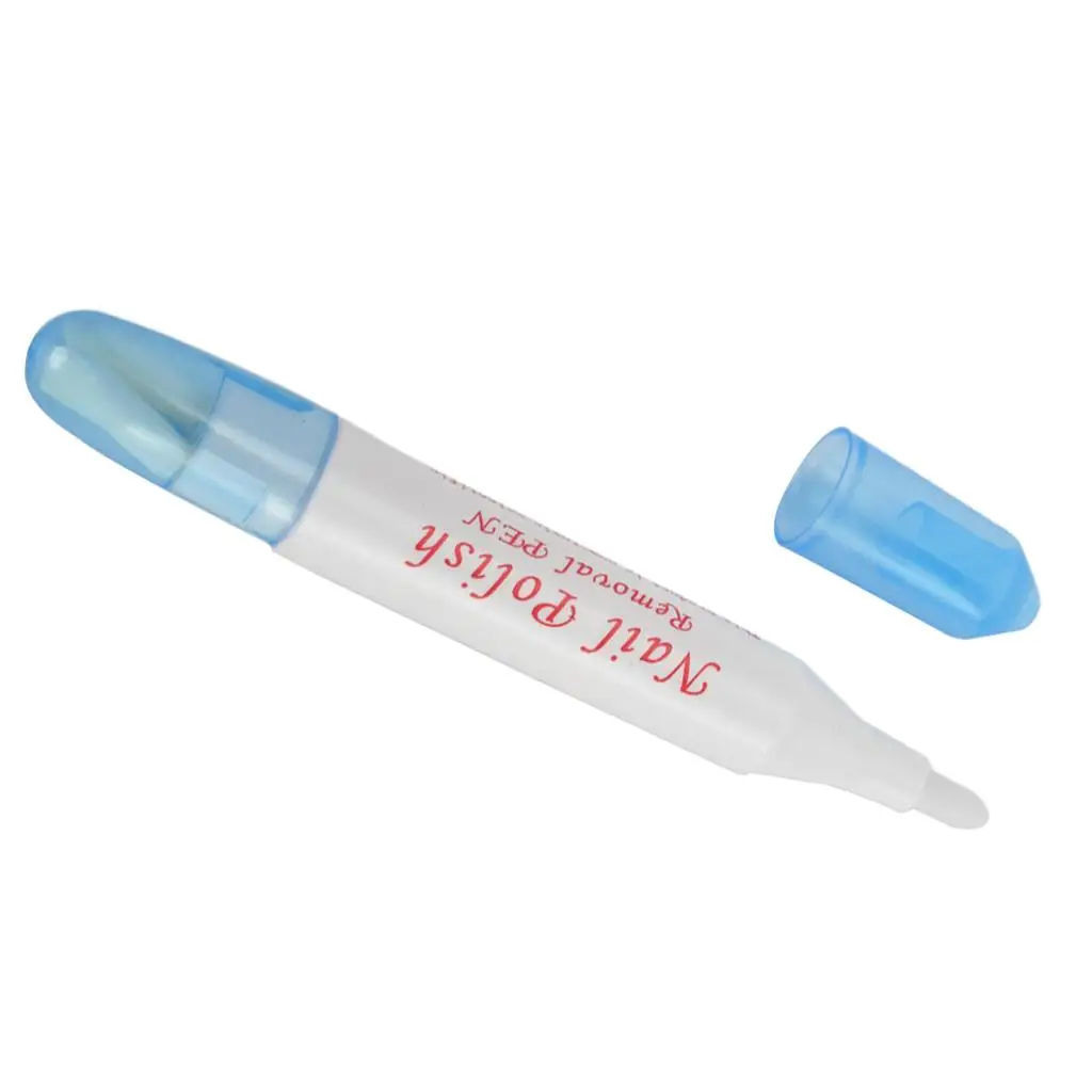 قلم مزيل طلاء الأظافر مع أطراف إعادة الملء، أداة تصحيح فن الأظافر لإزالة طلاء الجل بسرعة للمانيكير والباديكير #2