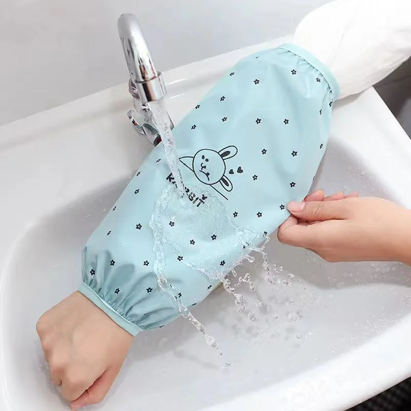 1PC Waterproof Sleeve Kitchen Chore Waterproof Oil Resistant Easy Care