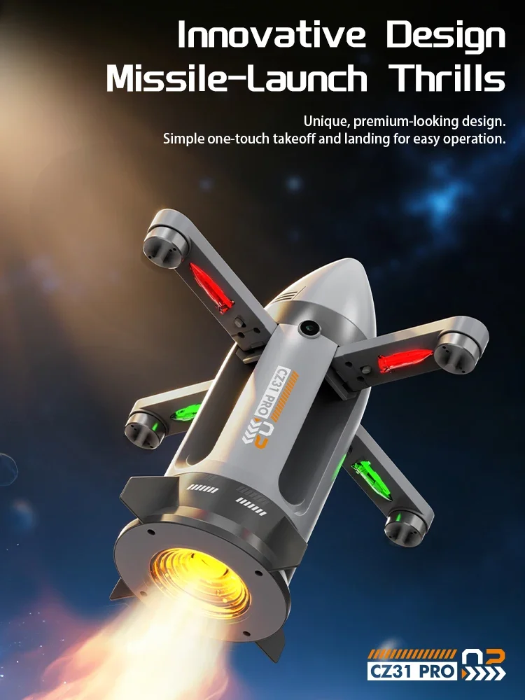 New CZ31 RC Airplane Brushless Motor HD 4K Dual Camera With WIFI APP Version Aircraft Spray Drone Toy For Boys Christmas Gifts