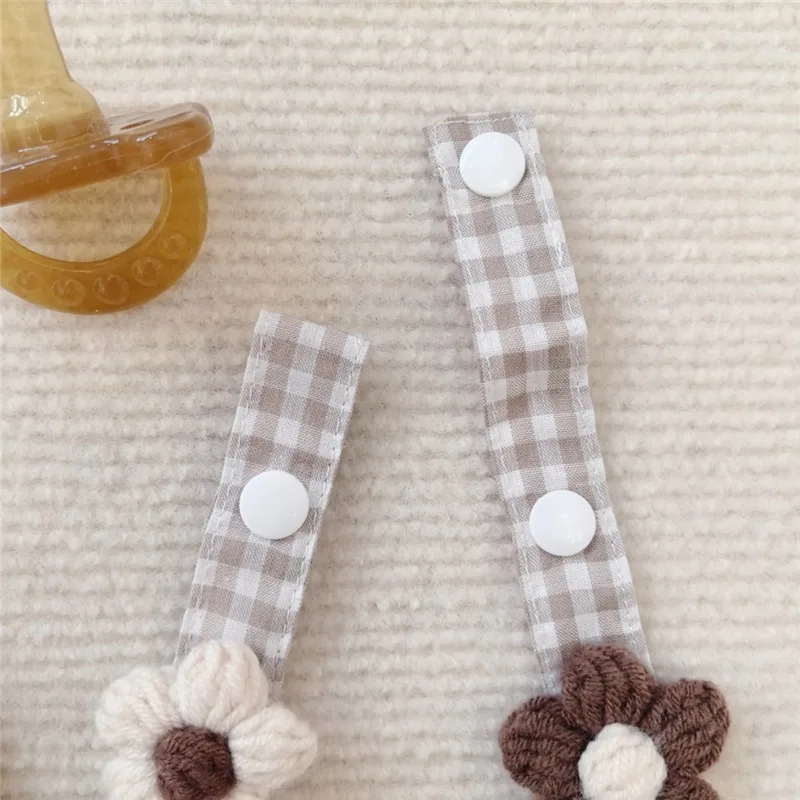 Baby Schnuller Clip Kette niedlichen Cartoon Bär Schnuller Schnuller Seil Clips Säugling Fütterung sgurt Nippel halter Babys Zubehör – Detail 10