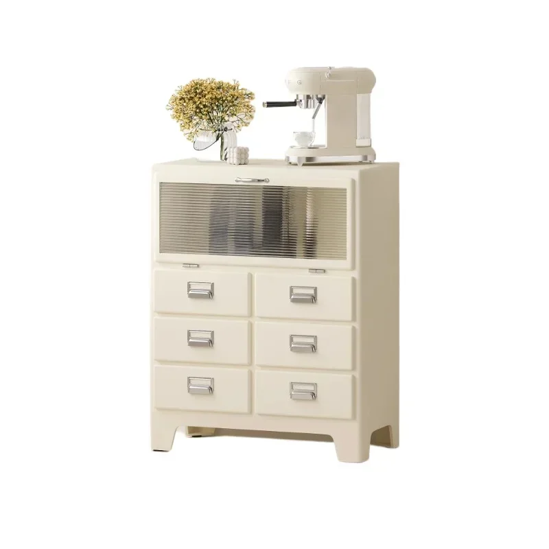 Classic design style medieval style wall cabinet multi-draw chest cabinet