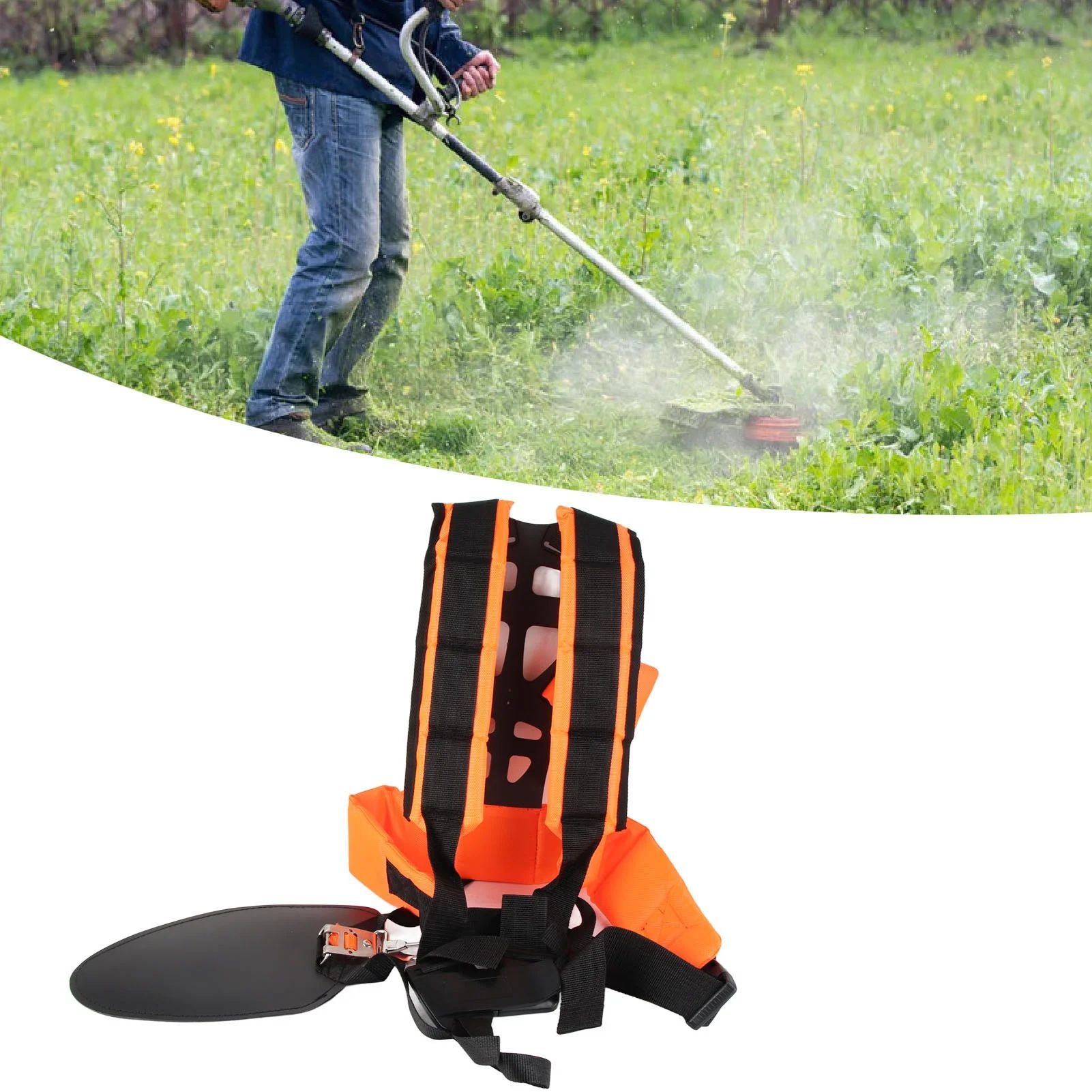 

Ремень для кустореза, плечевой ремень для газонокосилки, эргономичный регулируемый ремень для кустореза, аксессуар для садовой техники