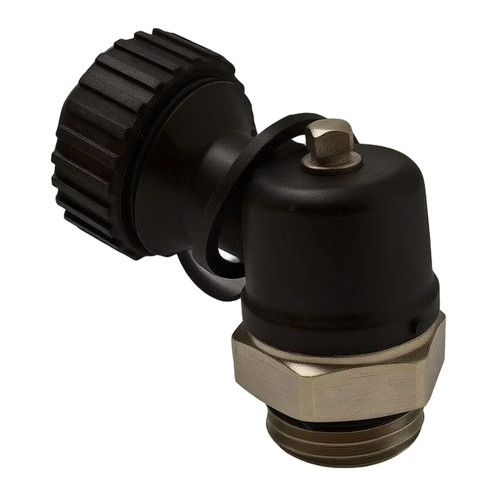 1 / 4pcs G1/2 Copper Alloy Drain Valve Angle Design For Underfloor Heating Radiator System Efficient Water Release