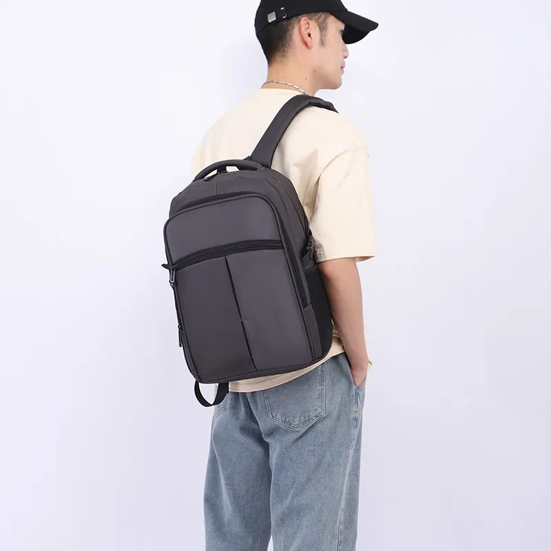 

Multifunctional student schoolbag fashionable lightweight versatile backpack leisure travel computer bag men and women