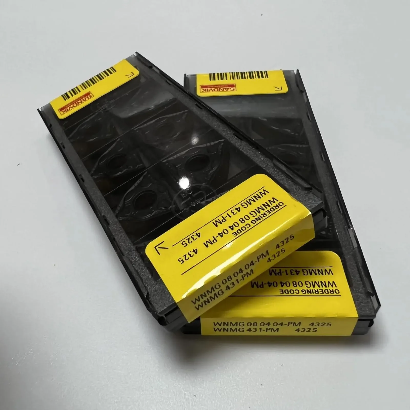 

Оригинальное лезвие с ЧПУ из твердого сплава SANDVIK/WNMG080404-PM 4325, 10 шт.