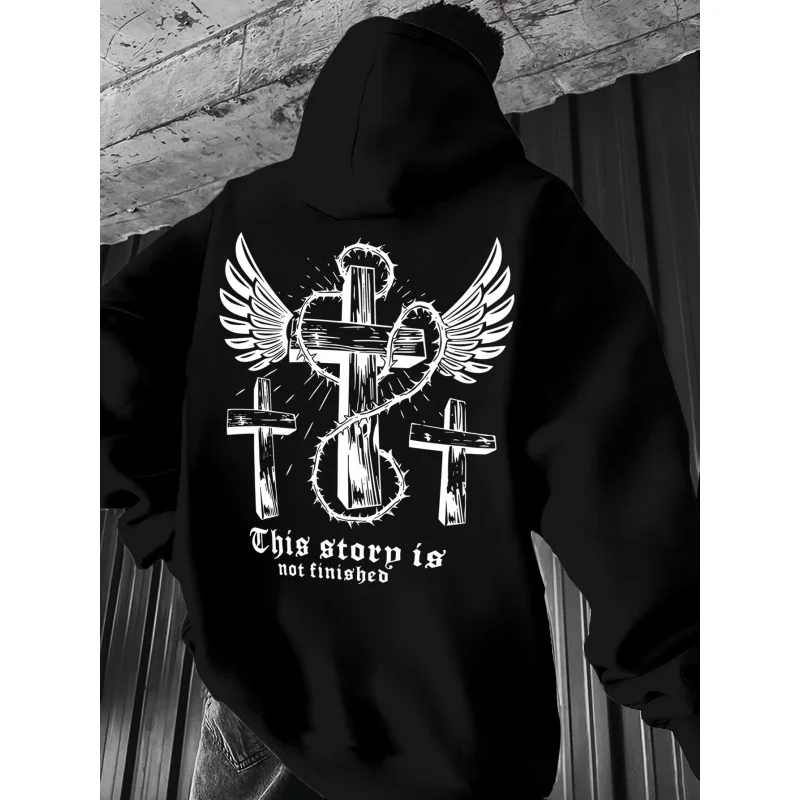 Men'S Hot-Selling Fashion Hoodies，Essentials For Autumn And Winter，Printed With English Letter Patterns，The Lining Is Soft