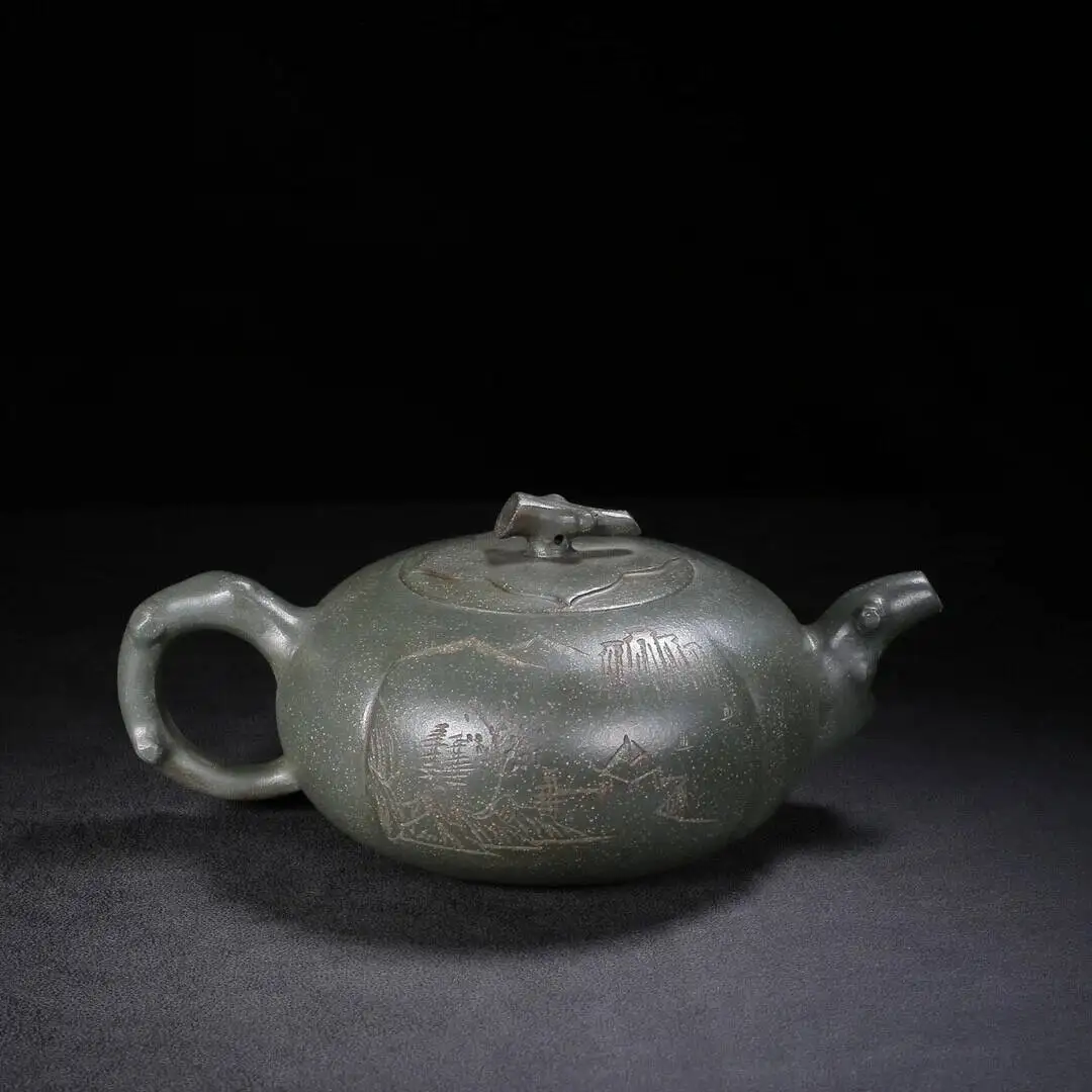 

Chinese Yixing Zisha Clay Handmade Exquisite Teapot 500CC