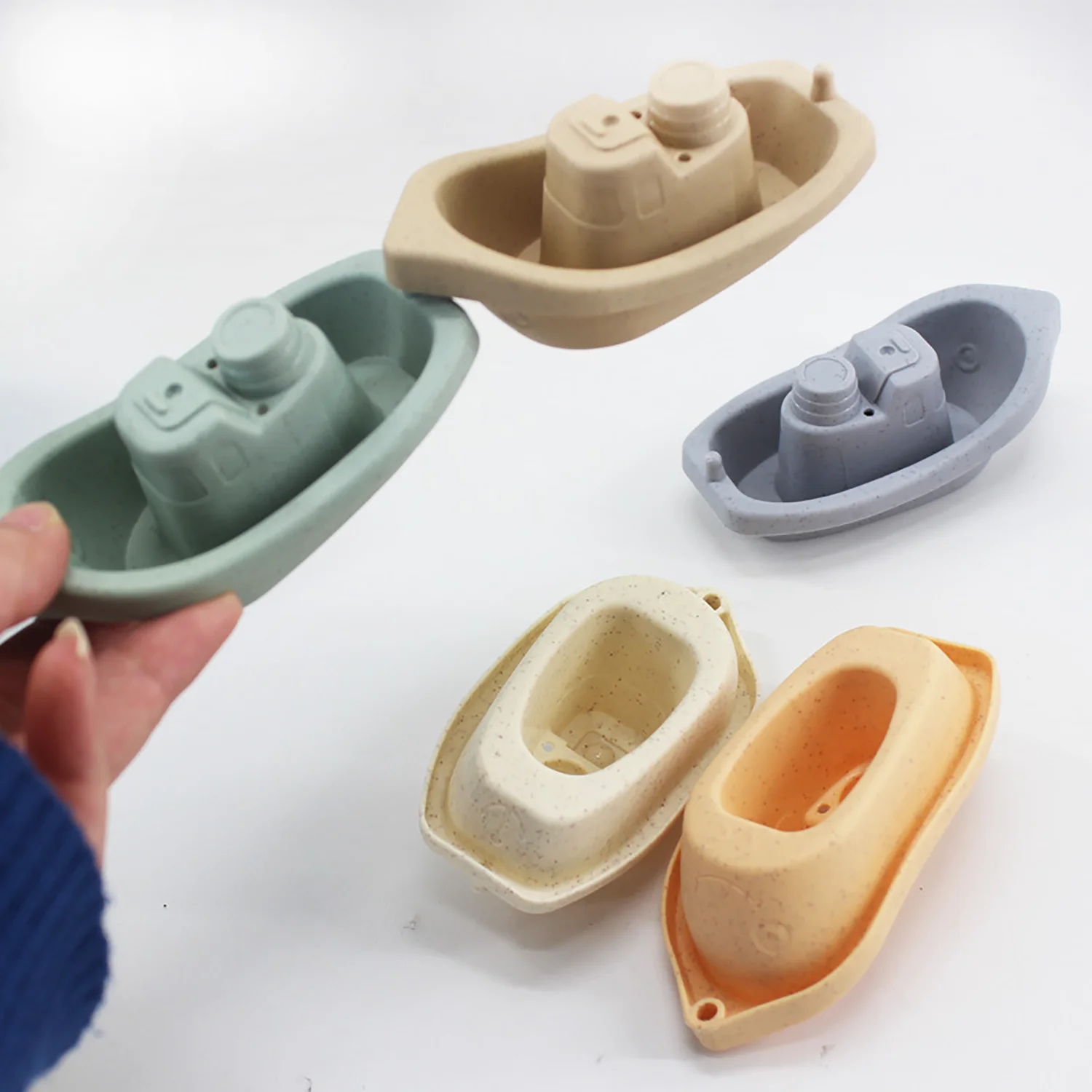 مجموعة أكواب القارب المكدسة الممتعة، لعبة تفاعلية للحمام للتعليم المعرفي للأطفال