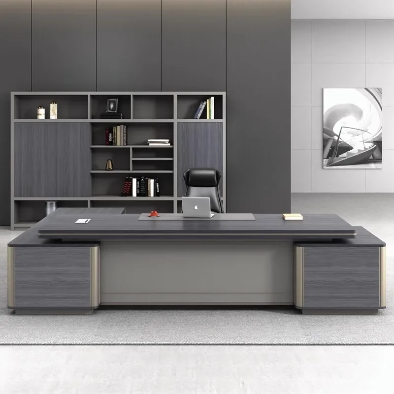 Vintage Cabinets Boss Office Desk Chair Storage New Chinese Simple Modern Desk Unusual Work Reception Art Schreibtisch Furniture