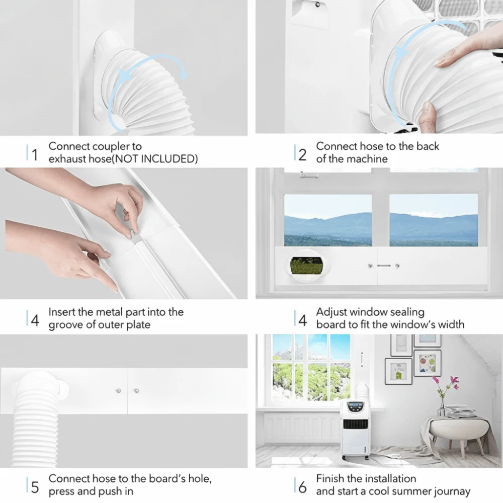 adjustable-air-conditioner-exhaust-hose-easy-install-expandable-window-baffle-150mm-spiral-steel-wire-air-connector-adapter