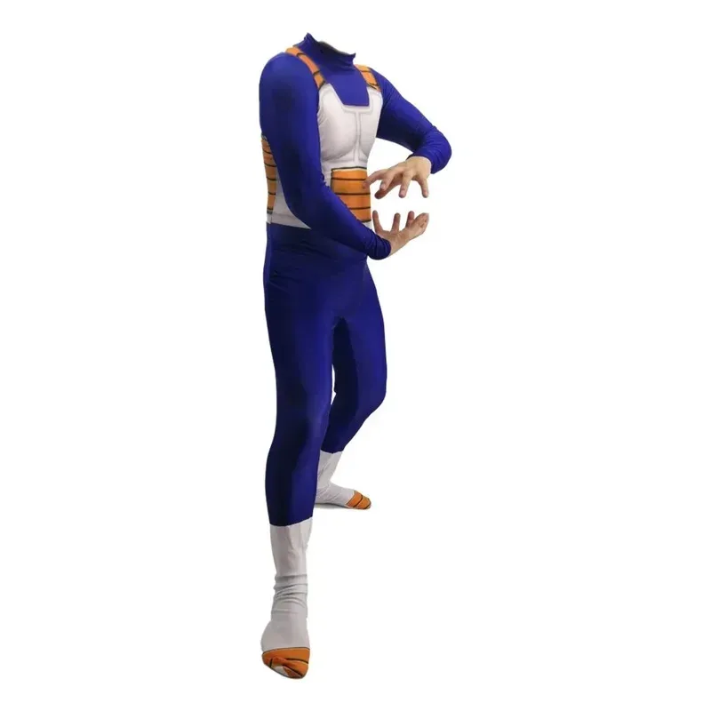 

New Vegeta Jumpsuit Z GUKU Cosplay Costume Kids Adult Superhero Jumpsuit Halloween Carnival Party Suit DVXRETFD2025