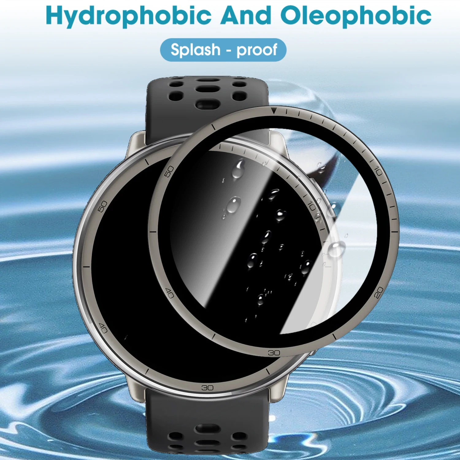 3-1Pcs Screen Protector for Amazfit Active 2 Anti-Scratch Cover 3D Coverage Films HD Soft SmartWatch Film for Amazfit Active2