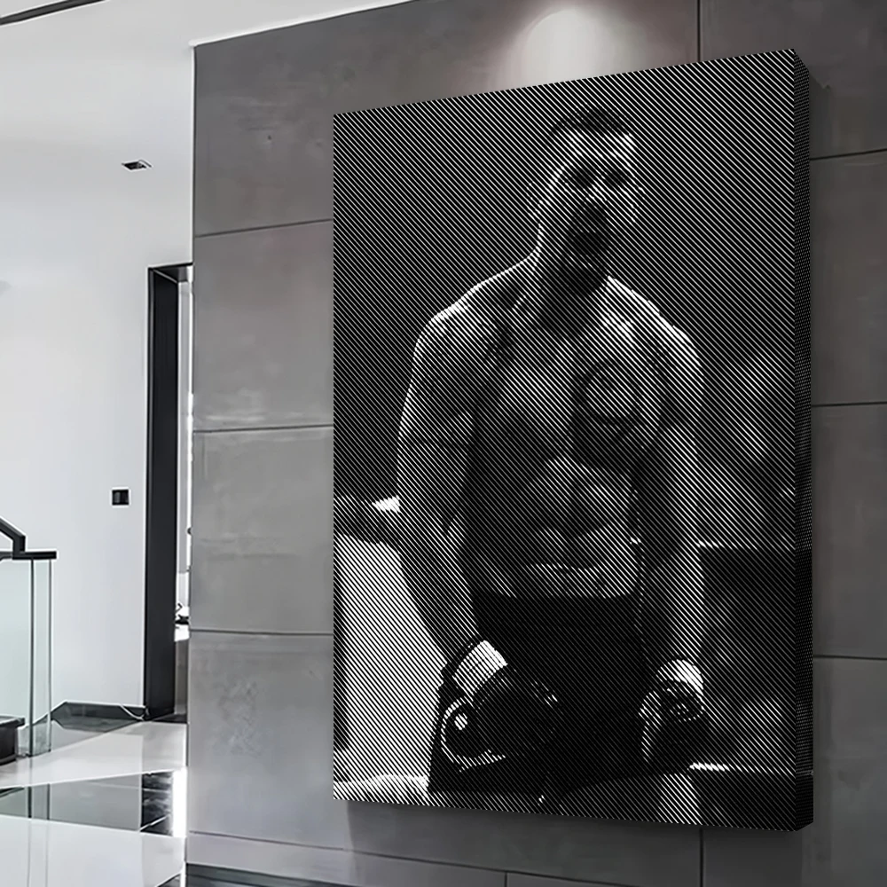 Boyka الملاكم يطبع المشارك غرفة الألعاب الديكور الجمالية مخصص الملاكمة حائط لوح رسم ديكور فني للمنزل صورة ديكور #2