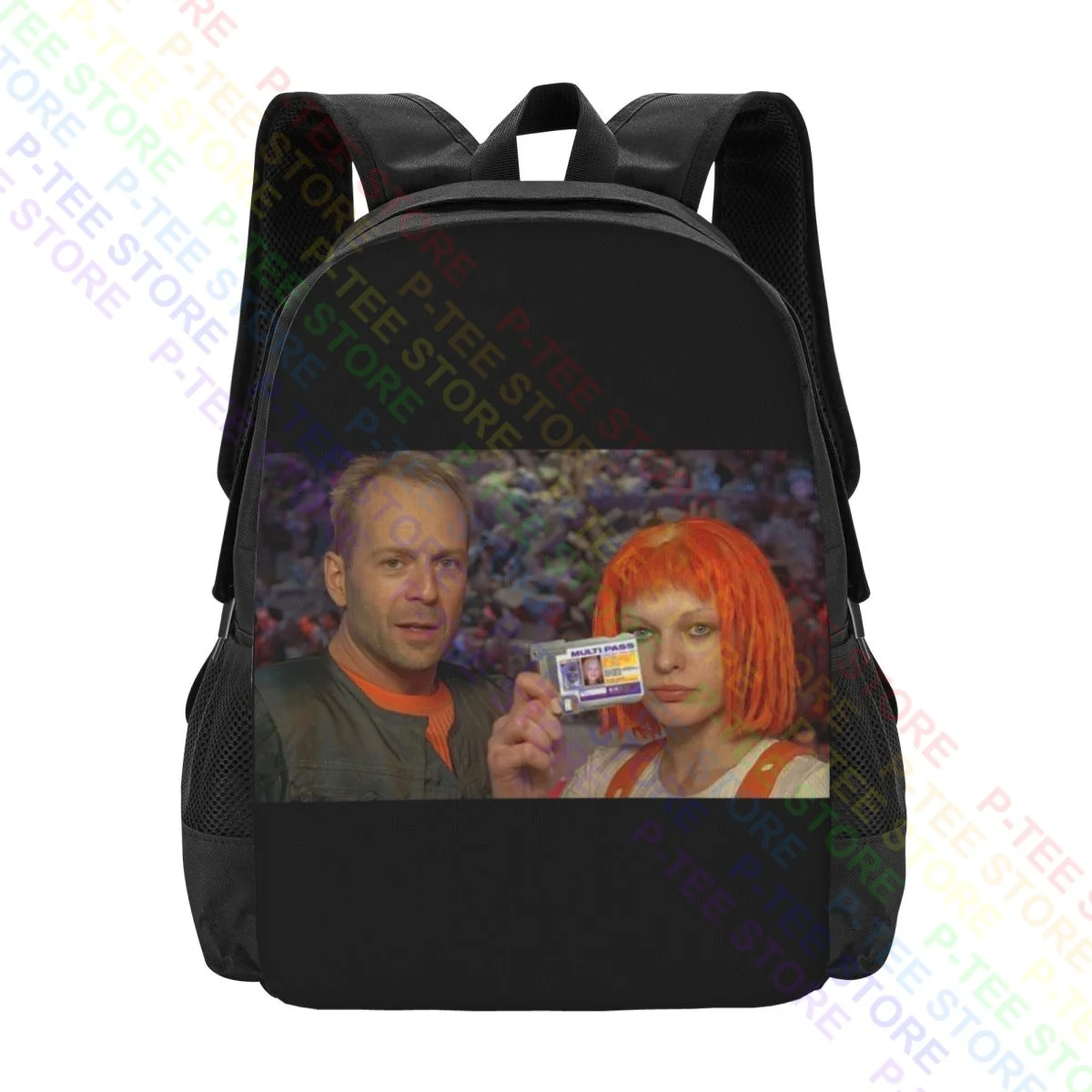 The Fifth Element Luc Besson Movie Milla Jovovich Bruce WillisBackpack Large Capacity Fashion Beach Bag