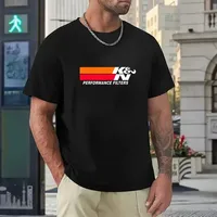 New K&N High-performance Air Oil Filter Printed Graphic T-shirt Men's and Women's Short Sleeve Breathable Motorcycle T-shirt